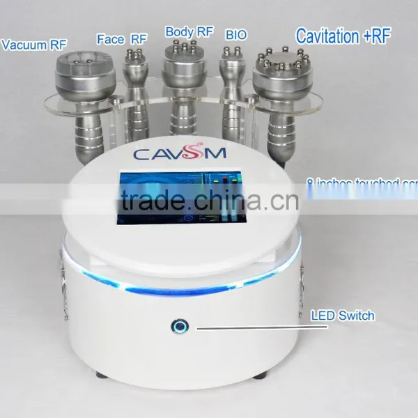 CE Certificated Fast Cavitation Slimming System Bio 5 In 1 Cavitation Machine Led Ultrasound Cavitation Machine With Teaching Video Bipolar Rf Ultrasonic Liposuction Cavitation photo-2