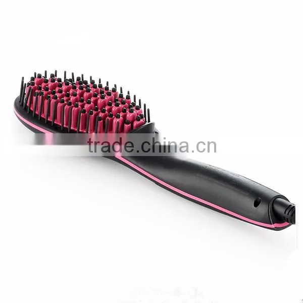 Black Simply Make Hair Styling Apauls Brush Hair Straightener photo-2