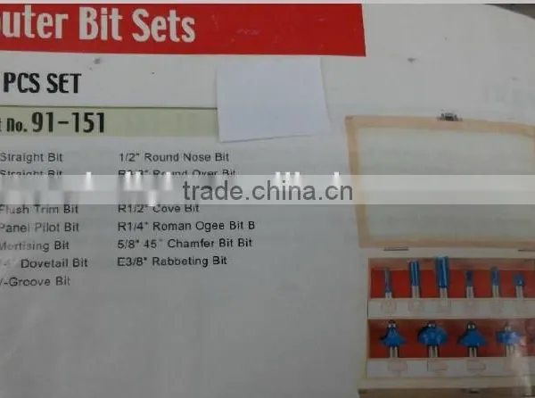 38pcs Wood Router Bit in Wooden Box photo-2