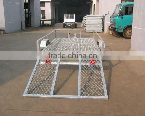Hot Dipped Galvanized 8x5ft Utility ATV Trailer Ramp Trailer photo-3