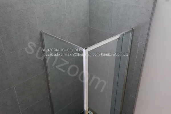 New Sunzoom Sexy Simple Shower Room Square Framed Shower Door photo-4