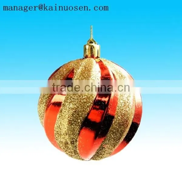 Hand Painted Ceramic Christmas Ball Tree Ornament/hanging Ornament photo-4