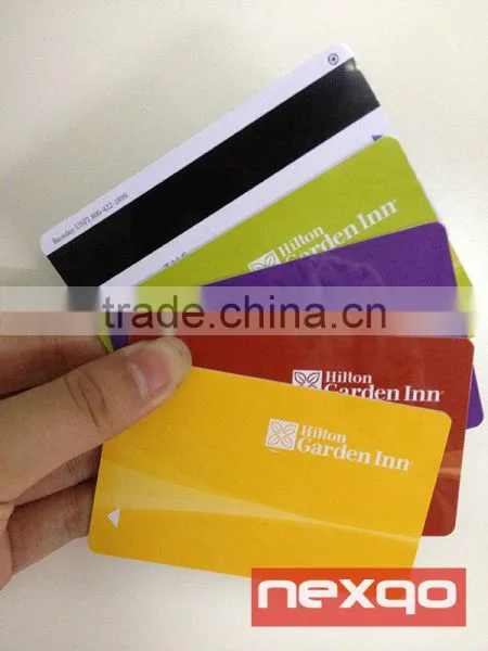 Printable Pvc Plastic Magnetic Card Hotel Card Printing Magnetic Strip Card photo-2