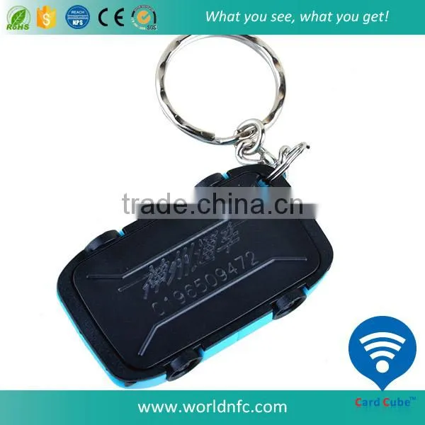 Car Model Waterproof 125Khz Hitag 2 RFID Keyfob/ Keychain/ Key Tag photo-3