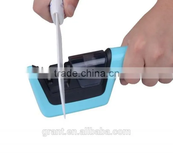 2 Stage Kitchen Suction Cup Electric Knife Sharpener photo-6