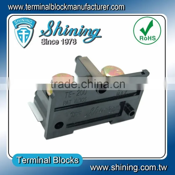 TE-200 Din Rail Mounted 100mm2 600V 200A Joint Type Wire Connector photo-3