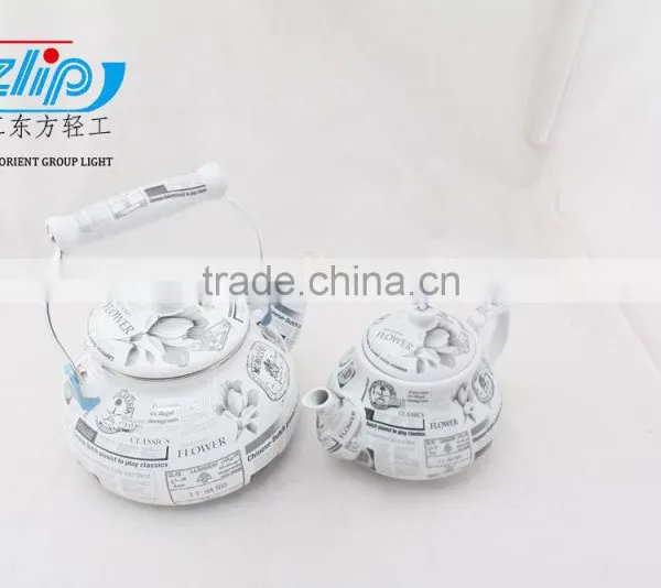 2.4+0.9 L Enamel Kettle photo-2