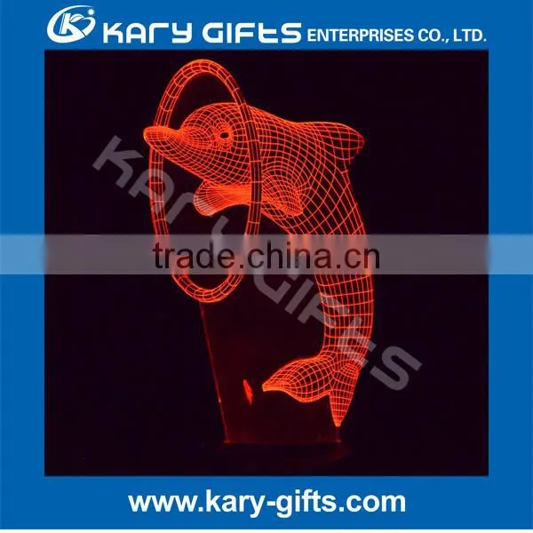 Illusion 3D Table Lamp Led Night Light photo-5