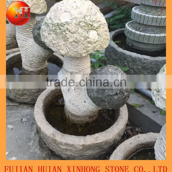 Garden Stone Water Fountain With Mushroom photo-3