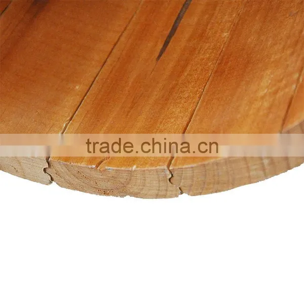 Round Wooden Planter/Wood Barrel Planter photo-5