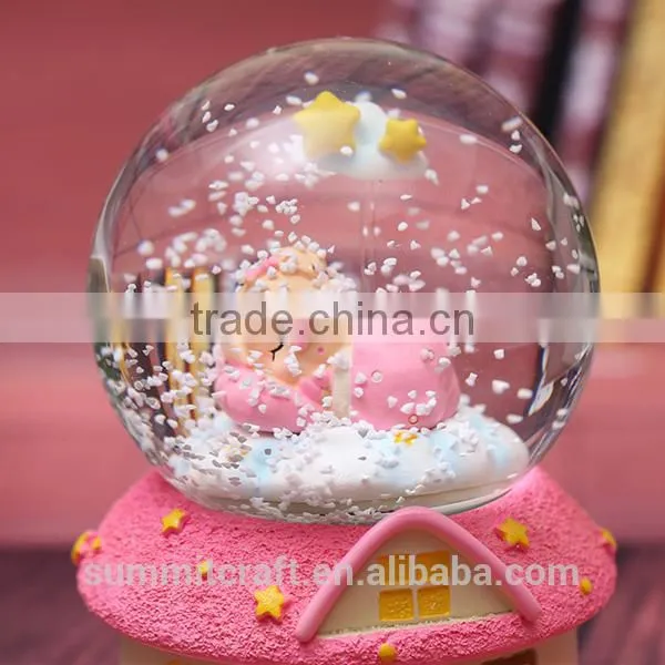 Resin Pig Snowflake Snow Globe Wholesale Birthday Gift for Kids photo-4