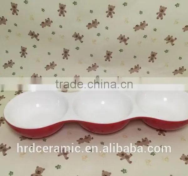 High Quality Sub Grid Fruit Plate and Creative Fresh Fruit Plate photo-2