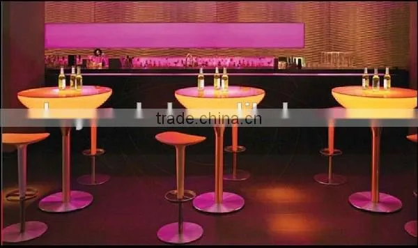 Wholesale Party Plastic Led Illuminated Cocktail Table photo-2