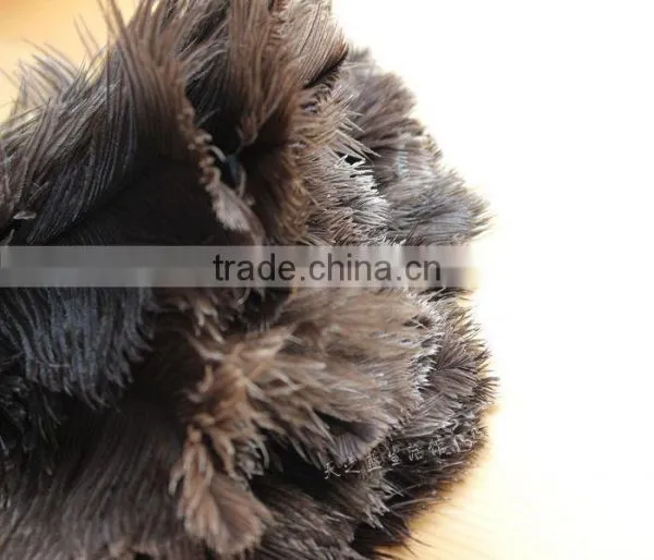 Short Wood Handle Natural OSTRICH Feather DUSTER photo-5