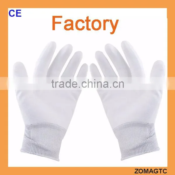 PU Palm Coated Work Gloves/ Safety Hand Gloves / pu Safety Gloves photo-2