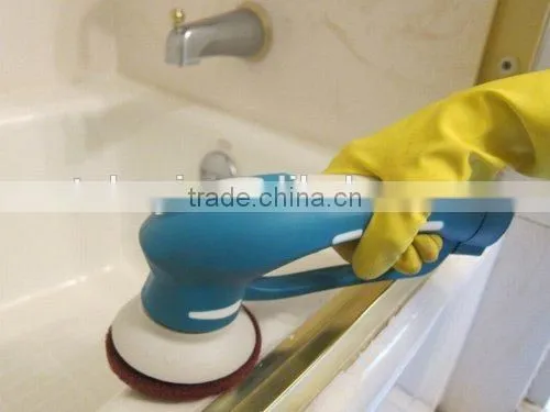 Handheld Cordless Scrubber, Rechargeable Hand Scrubber, BBQ Grill Cleaning Brush photo-2