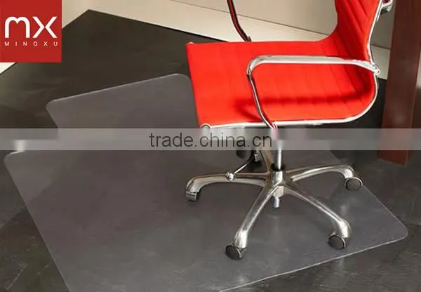 Polycarbonate Office Desk Chair Mat Lip * Hard Wood Floor PVC Free Computer Mat photo-3