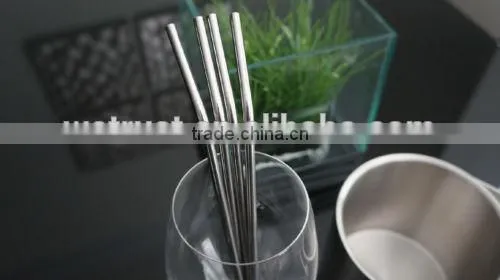 Bent Stainless Steel Long Cool Drinking Straw 4pcs/Set Curved Metal Straw photo-2