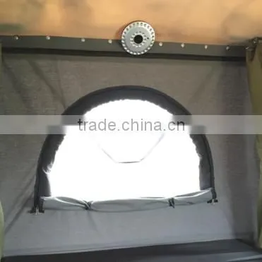 White Fiberglass Shell Hard Roof Top Tent for USA Marketing photo-6