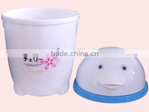 Penguin Shape Table Paper Towel Plastic Trash Bin photo-4