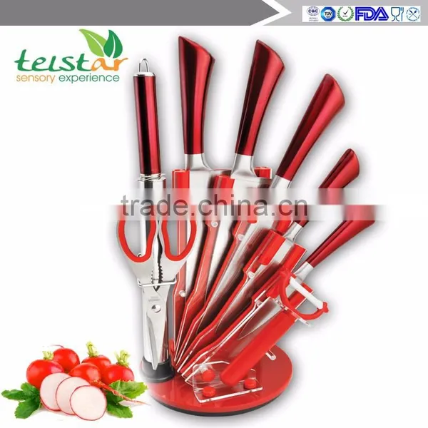 8 PCS Stainless Steel Knife Set Kitchen photo-3