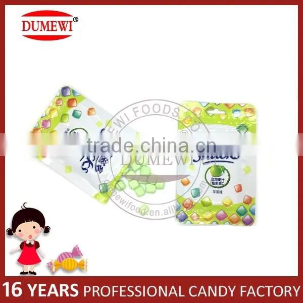 Sweet Green Color Apple Juice Chewing Soft Candy photo-2