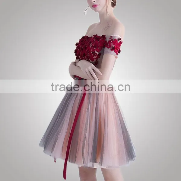 New Style Beautiful Vintage High Class Dress Evening For Autumn photo-3