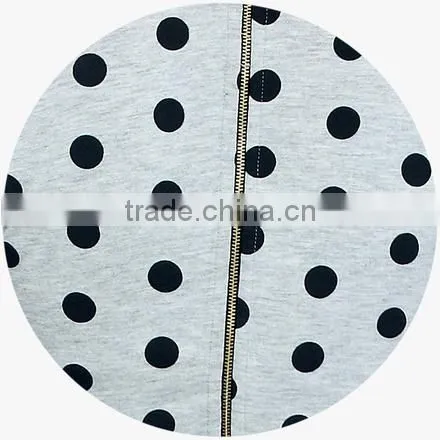 Grey Colored Printed Dress Latest High Waist Dress Patterns photo-5