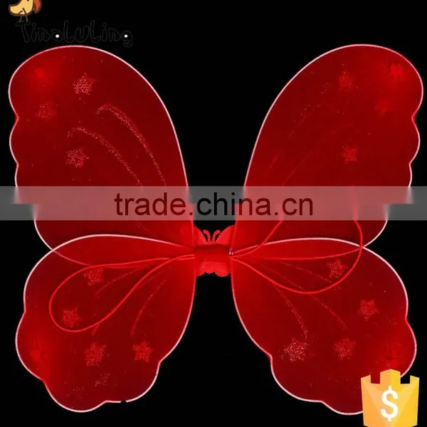 Cheap Single Nylon Butterfly Fairy Wings for Party Decorations photo-4