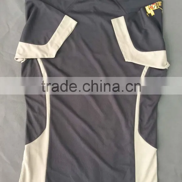 2017 Sublimation Cricket Shirt Custom Zipper Golf Polo photo-2
