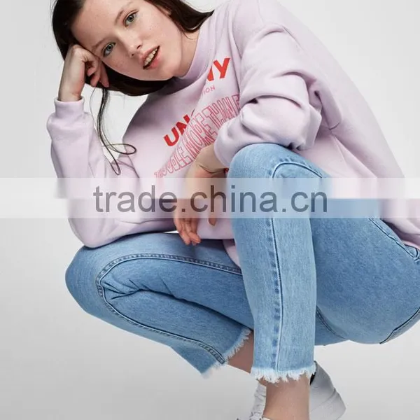 2017 New Design Ladies Blue Jeans Xxx Xxx Lady Jean Custom Denim Pants photo-6