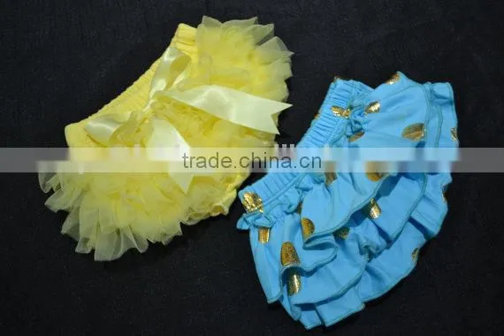 Baby Underwear Colors Option Design Selection Arrivals Ruffles Bloomers photo-4