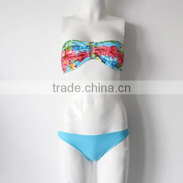 Women Flowers Sexy Swimwear photo-3
