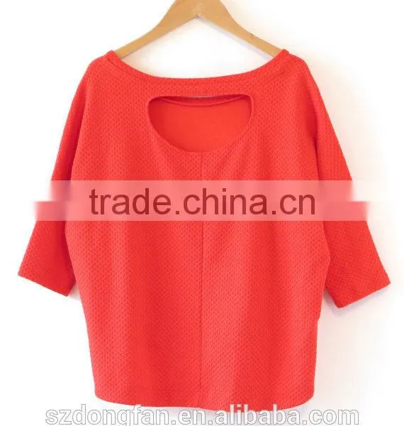 Top Cutout Shirt High Low Hem Top Cut Out Top Oversize Cropped Top Mullet Shirt Size XS Small photo-2