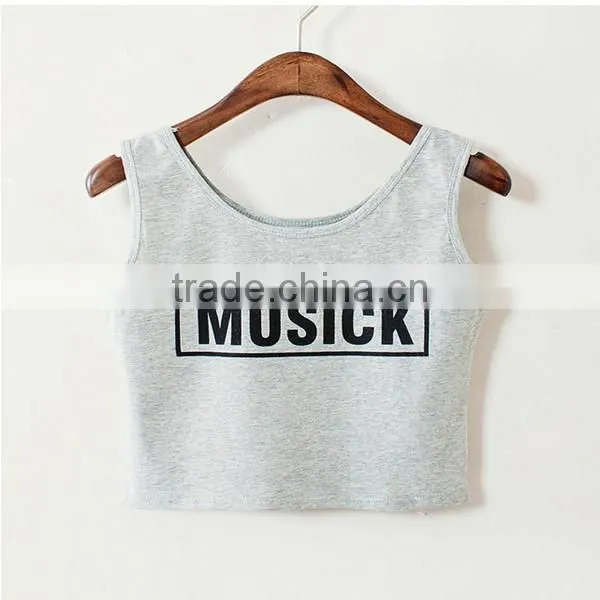 2015 New Arrival Design Your Own Numbers Sexy Young Lady Short Camisoles photo-2