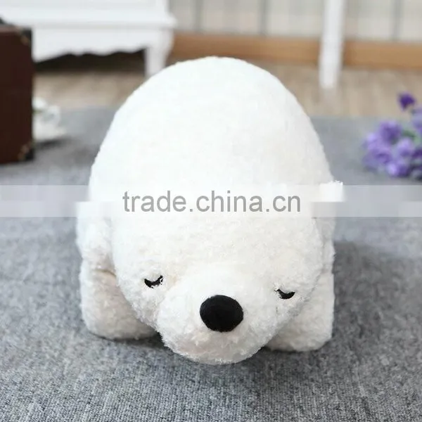 S17025A Hot Sale Cute Cartoon Polar Bear Baby Plush Doll photo-4