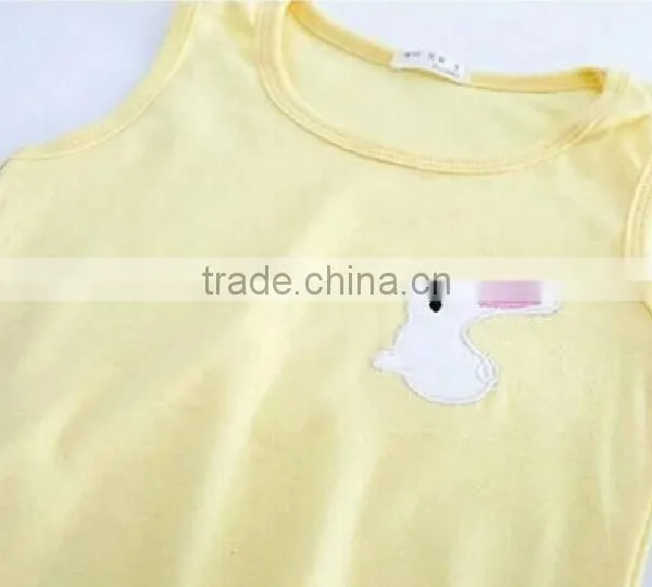 In the Summer of 2016 Children Breathable Colourful Soft Cotton Sleeveless Round Collar Vest photo-2