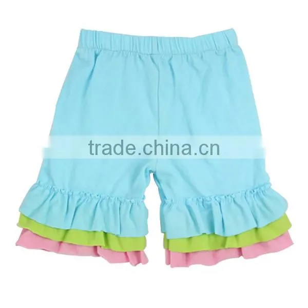 2017 New Style Wholesale Summer Baby Girls Ruffle Shorts Triple Ruffle Icing Shorts photo-5