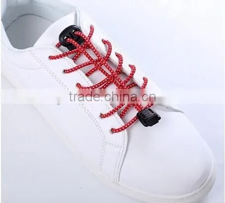 Fashiontable Sports Running Non-slip Polyester Round Elastic Shoe Laces for Kids photo-4