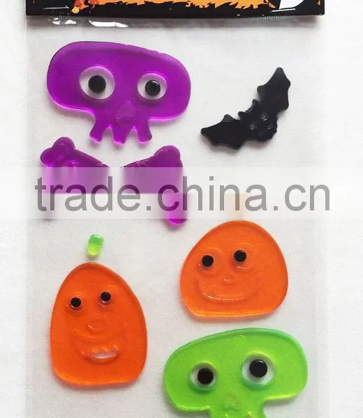 Christmas &halloween Window Decal Gel Sticker Custom Window Gel Stickers Decorating photo-3