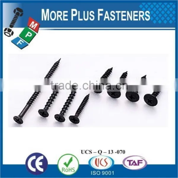 Made in Taiwan Carbon Steel Phillips Bugle Head Gray Phosphate Sharp Point Drywall Screw photo-5