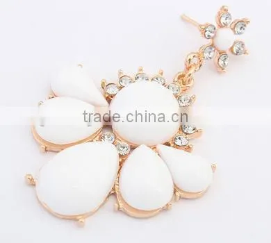 Fashion Contracted Joker White Earrings photo-4