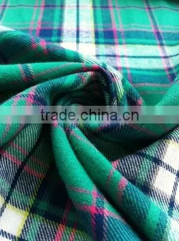 100% Cotton Flannel Plain Fabric for Men's Shirts photo-2