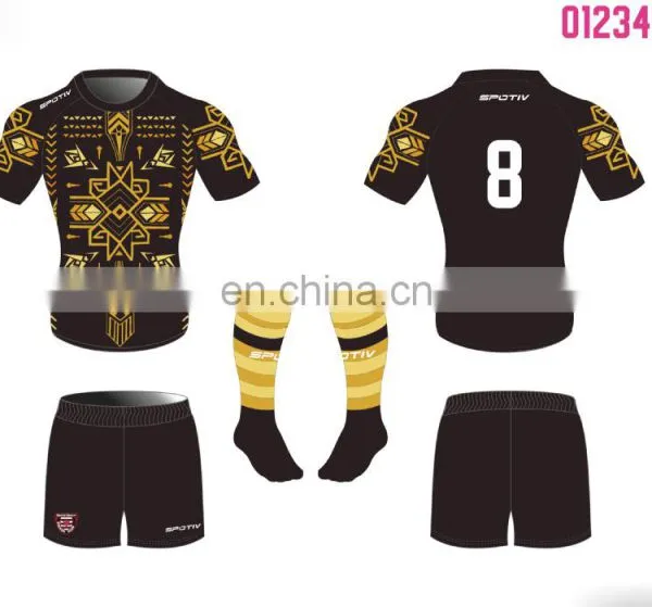 2016 Custom Trendy Rugby Jersey With Sublimation photo-4
