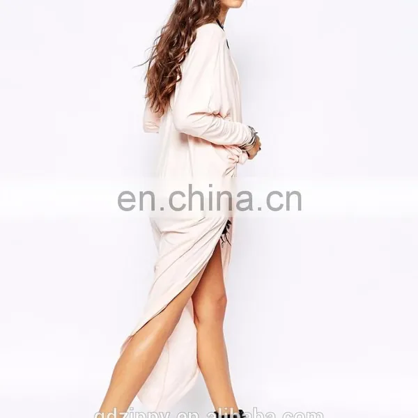 Plunge Neck Short Front Long Back Top Women Sexy Tops photo-3