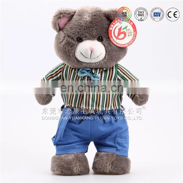 Mini Plush White Bear Toy With T-shirt /voice Recording Teddy Bears photo-5