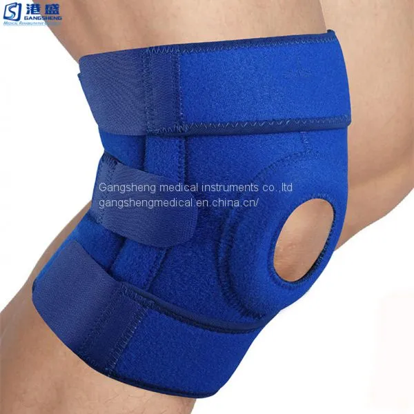 Multi Colour Options Neoprene Knee Brace With Springs for Sports When Playing Verious Balls or Running photo-4