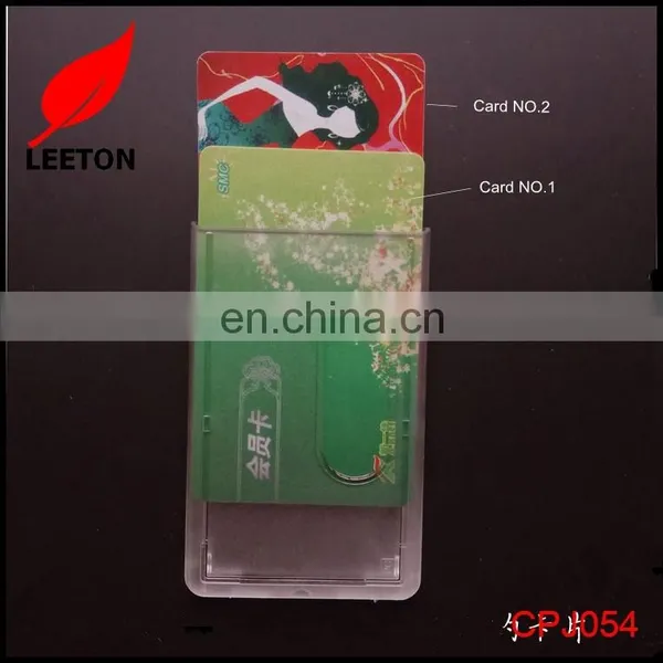 Factory Custom Double Sided Rigid ID Badge Holder photo-3