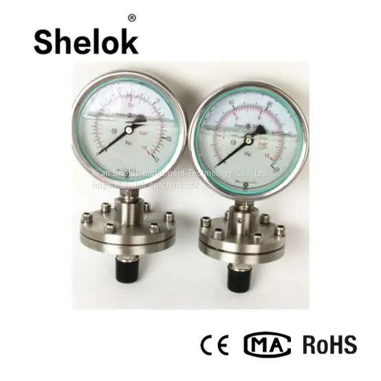 150mm Diaphragm Flange Pressure Gauges photo-4