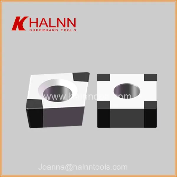 Interrupt Cutting Bearing Steel Wind Power Bearings Materials With Halnn Tools CCGW09T304-2S CBN Turning Insert photo-3